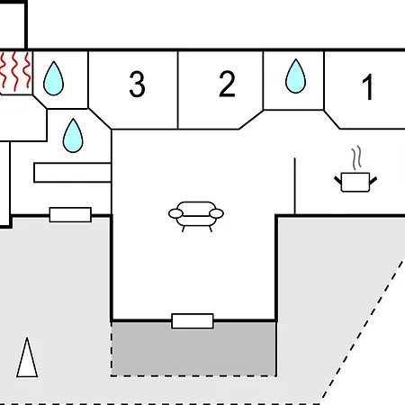 펜션 4 Bedroom Cozy In *